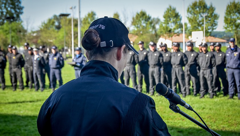 Cérémonie de fin de formation d’adaptation à l’emploi (FAE) de la promotion ERIS 2025 - Discours de demande de baptême
