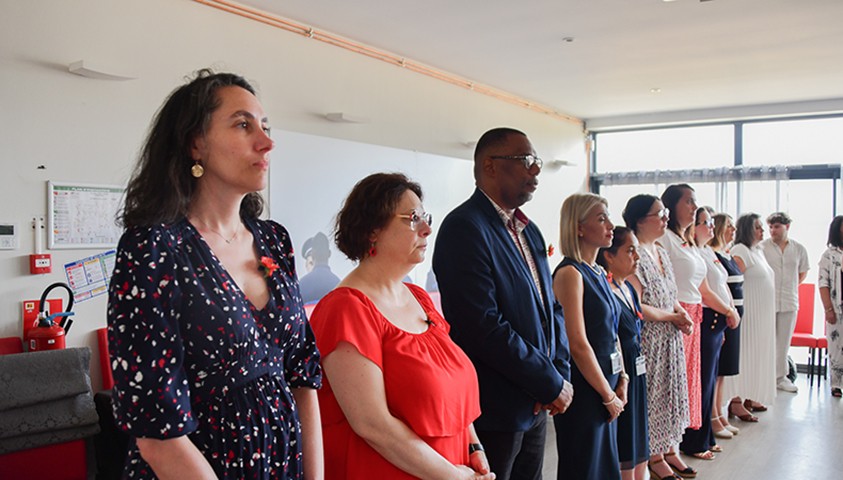 Cérémonie de fin de formation de la 13ᵉ promotion de directeurs pénitentiaires d’insertion et de probation "promotion Marie Curie" 