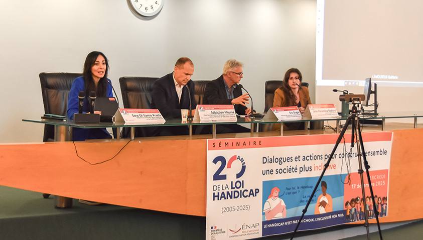 L’ÉNAP célèbre les 20 ans de la loi Handicap : une journée d’échanges pour renforcer l’inclusion au sein de l’institution