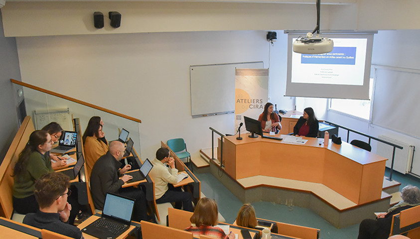 Elsa Euvrard lors de l'Atelier du CIRAP