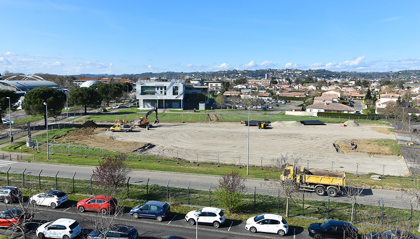 Photographie des travaux en cours