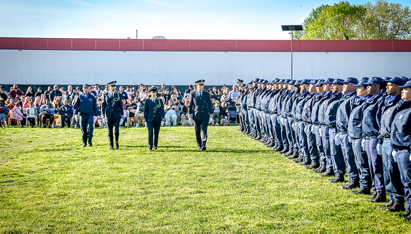 Cérémonie de fin de formation de la 222e promotion de surveillantes et surveillants pénitentiaires