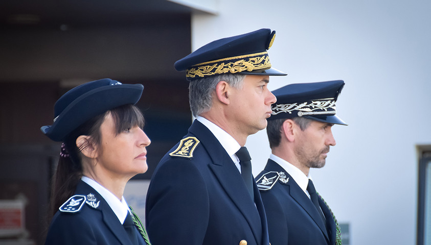 Cérémonie de fin de formation de la 222e promotion de surveillantes et surveillants pénitentiaires