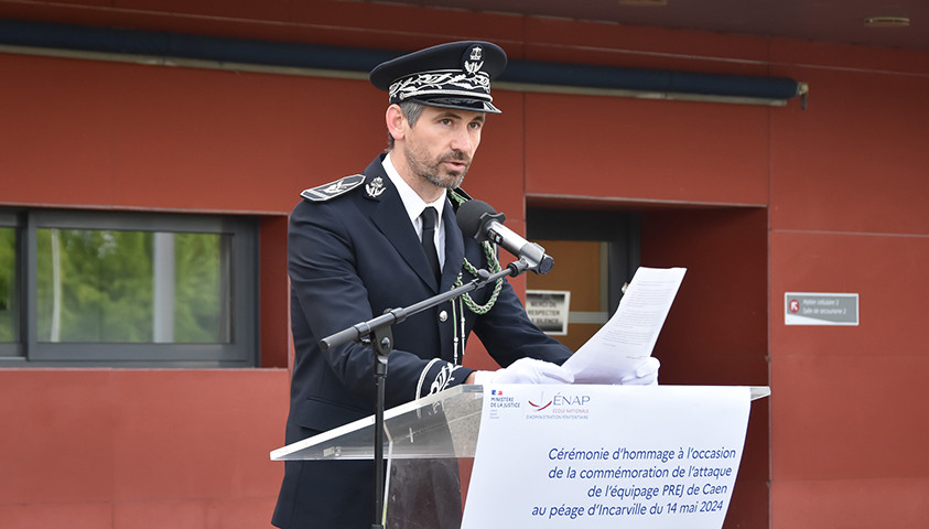 L’École nationale d'administration pénitentiaire s’associe à l’hommage rendu, le 15 mai 2026, aux victimes de l’attaque d’Incarville.