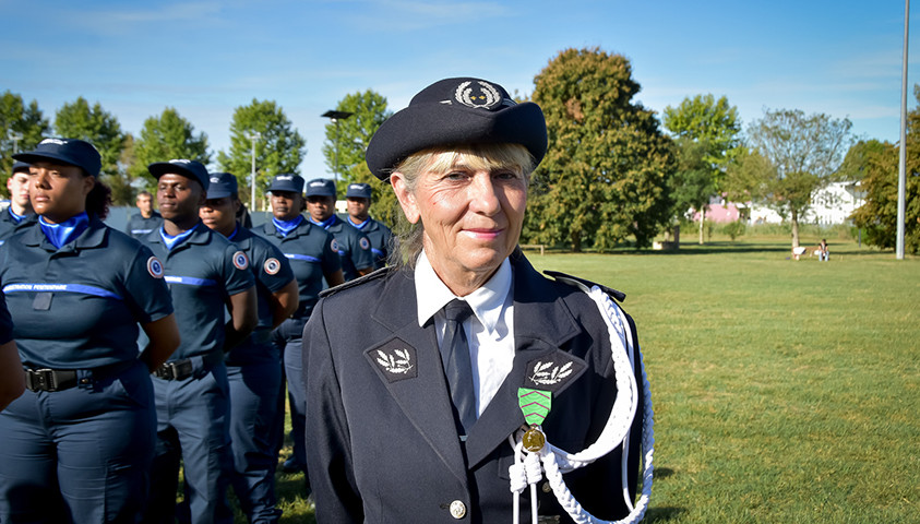 Remise de la médaille d’honneur de l’administration pénitentiaire, échelon bronze, à Madame Dominique Lasserre-Cussigh, commissaire générale, directrice interdépartementale de la police nationale