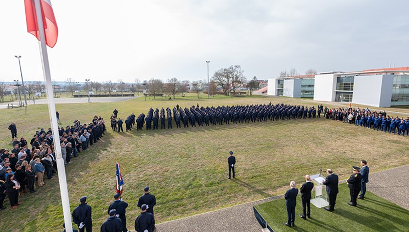 Retour en images sur l’accueil institutionnel de la 215e promotion d’élèves surveillants 