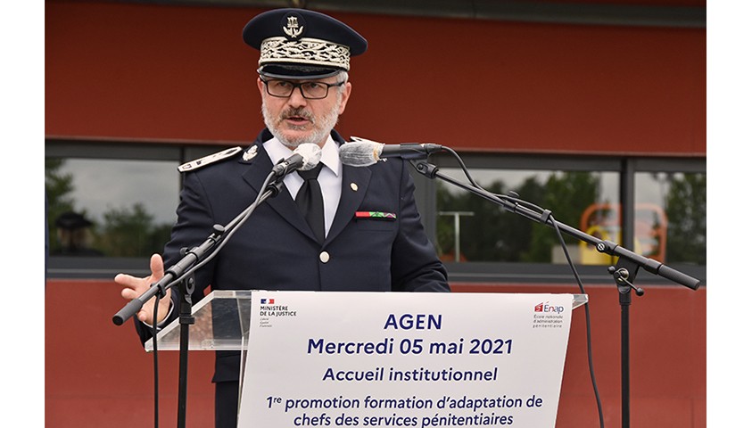 Entrée en formation de la première promotion des Chefs des Services Pénitentiaires