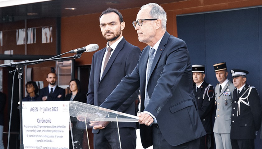 Déplacement à l’Enap de Laurent Ridel, directeur de l’administration pénitentiaire
