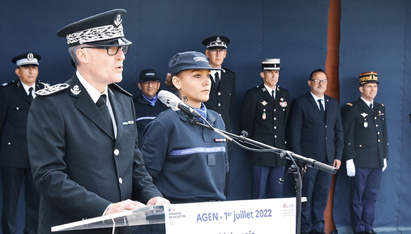 Déplacement à l’Enap de Laurent Ridel, directeur de l’administration pénitentiaire