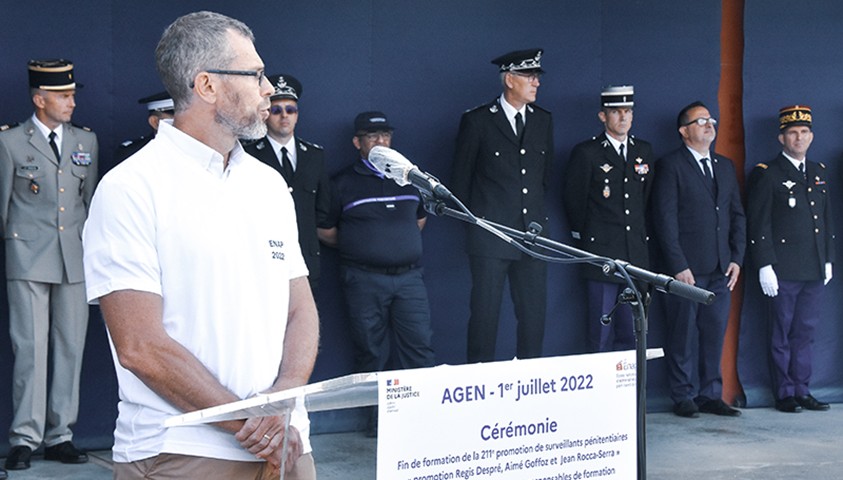 Déplacement à l’Enap de Laurent Ridel, directeur de l’administration pénitentiaire