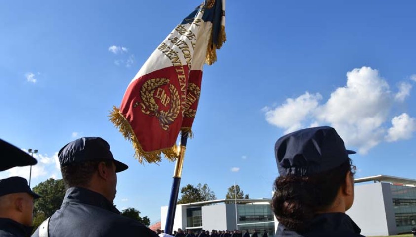 Cérémonie de fin de formation de la 25ème promotion de premiers surveillants « promotion  Bénédicte Brunelle »