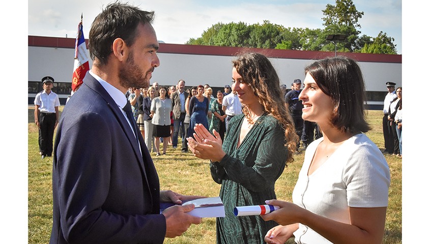 Laurent Ridel, directeur de l’administration pénitentiaire en déplacement à l’Énap le 28 juillet 2022