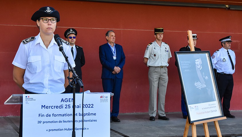 Cérémonie de fin de formation des lieutenants de la 26e promotion 