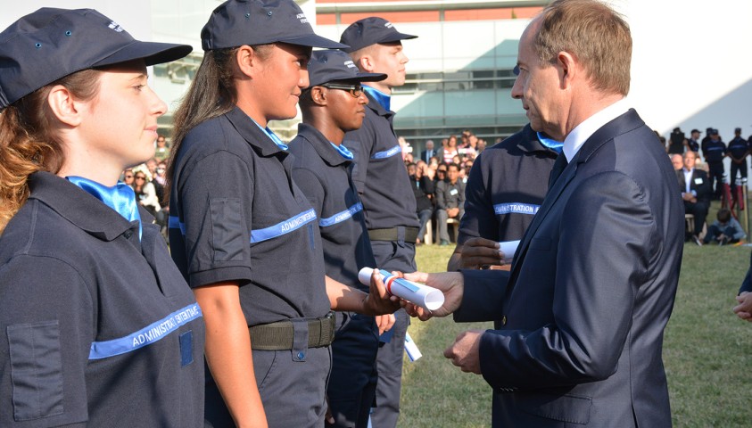 Cérémonie de fin de formation et de baptême de la 190ème promotion de surveillants