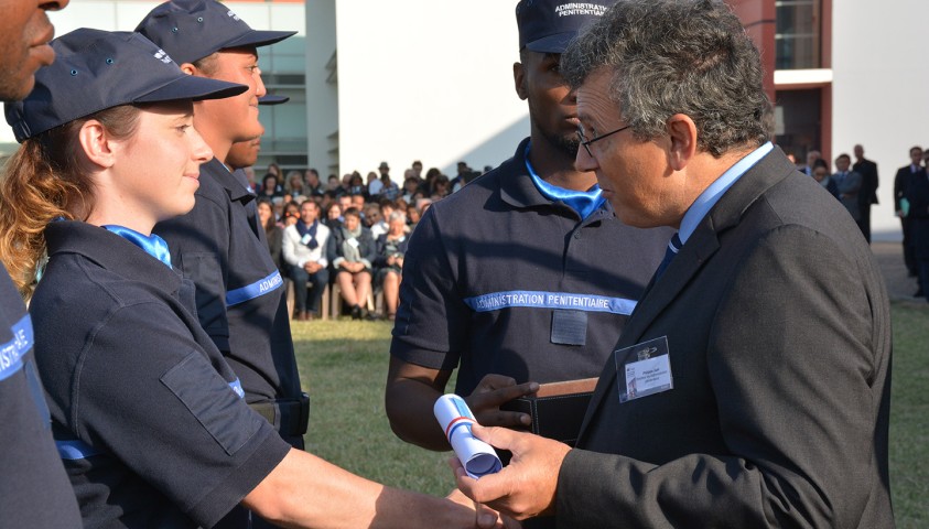 Cérémonie de fin de formation et de baptême de la 190ème promotion de surveillants