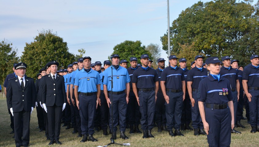 Cérémonie de fin de formation et de baptême de la 190ème promotion de surveillants