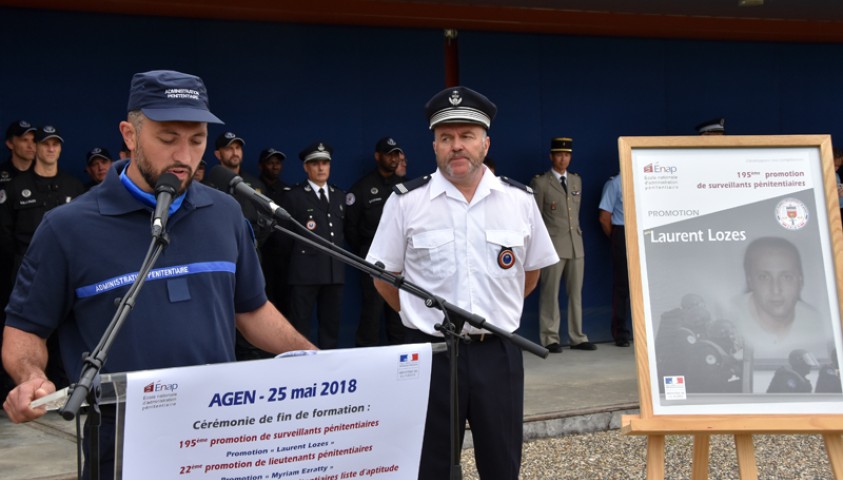 Cérémonie de fin de formation et de baptême de la 195ème promotion de surveillants, de la 22ème promotion de lieutenants, et de la 22ème promotion de lieutenants  - liste d’aptitude