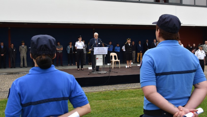 Cérémonie de fin de formation et de baptême de la 195ème promotion de surveillants, de la 22ème promotion de lieutenants, et de la 22ème promotion de lieutenants  - liste d’aptitude