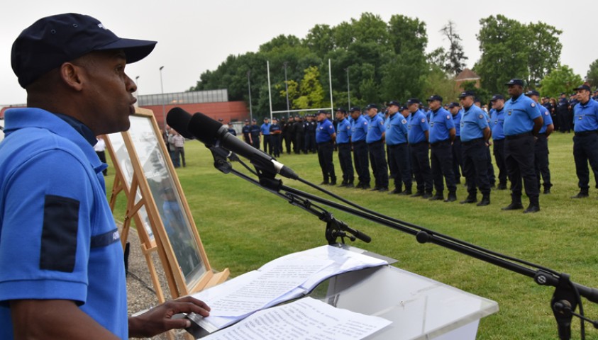 Cérémonie de fin de formation et de baptême de la 195ème promotion de surveillants, de la 22ème promotion de lieutenants, et de la 22ème promotion de lieutenants  - liste d’aptitude