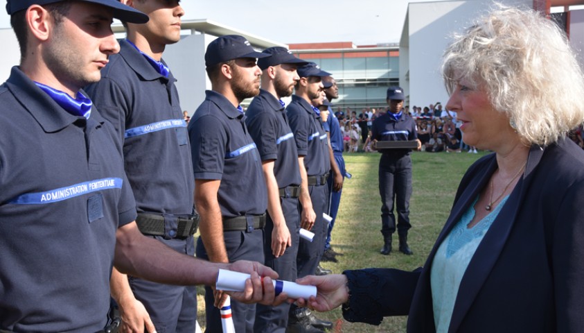 Enap, Cérémonie de fin de formation de la 199ème promotion de surveillants et de la 34ème promotion de moniteurs de sport - 18 juillet 2019