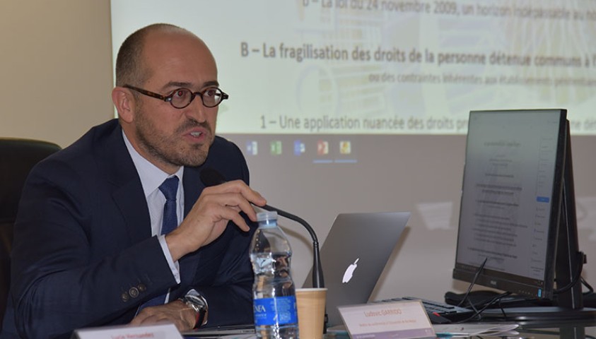 Colloque : 10ème anniversaire de la Loi pénitentiaire : tournant ou aboutissement. Ludovic Garrido, maître de conférences à l'Université de Bordeaux.
