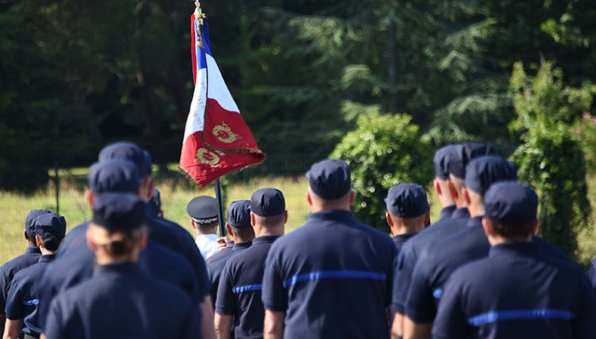 Préparation au défilé du 14 juillet 2021 « Gagner l’avenir » Crédit photo : Enap/MC Pujeau