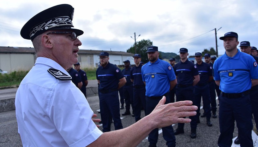 Préparation au défilé du 14 juillet 2021 « Gagner l’avenir » Crédit photo : Enap/MC Pujeau