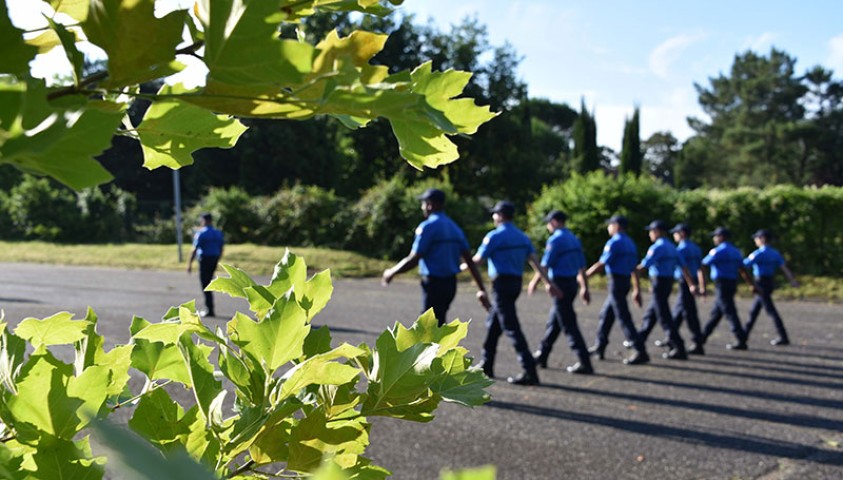 Préparation au défilé du 14 juillet 2021 « Gagner l’avenir » Crédit photo : Enap/MC Pujeau