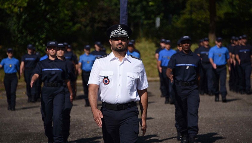 Préparation au défilé du 14 juillet 2021 « Gagner l’avenir » Crédit photo : Enap/MC Pujeau