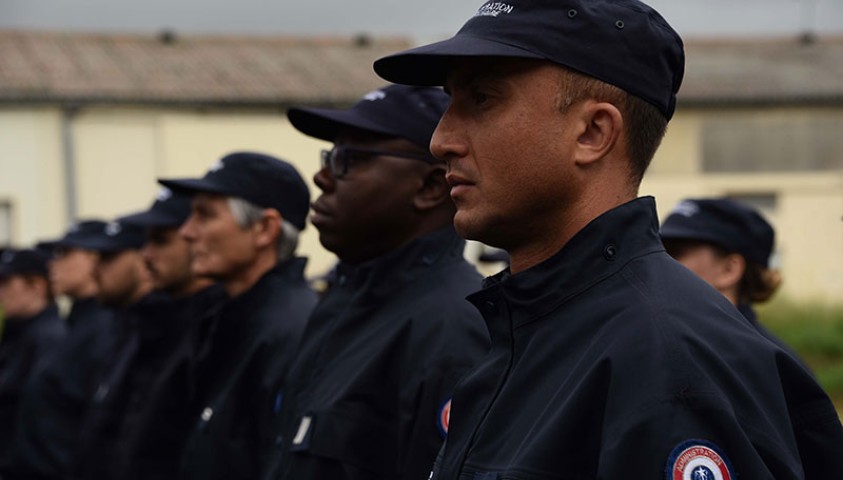 Préparation au défilé du 14 juillet 2021 « Gagner l’avenir » Crédit photo : Enap/MC Pujeau