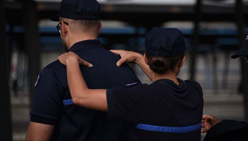 Préparation au défilé du 14 juillet 2021 « Gagner l’avenir » Crédit photo : Enap/MC Pujeau