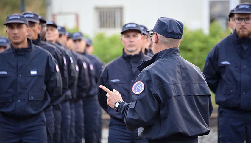 Préparation au défilé du 14 juillet 2021 « Gagner l’avenir » Crédit photo : Enap/MC Pujeau