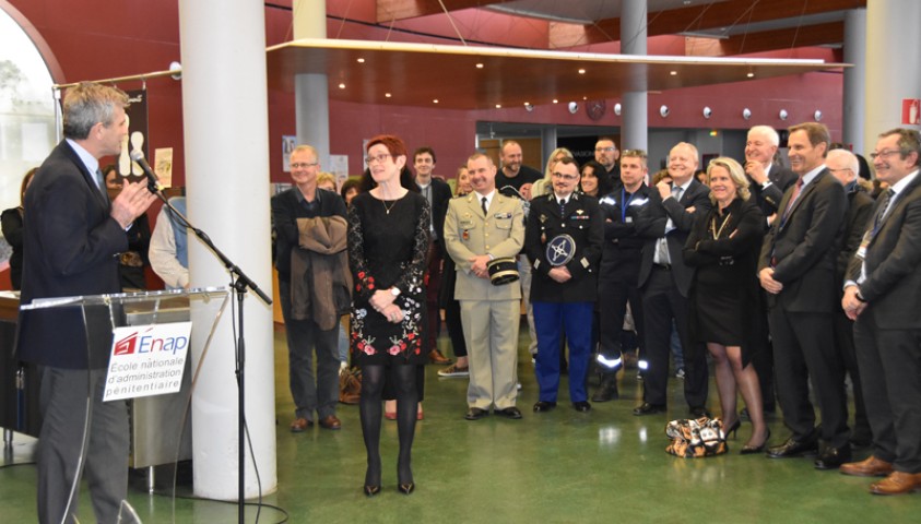 Départ de Sophie Bleuet, directrice de l’Enap. Discours de Jean Dionis du Séjour, maire d'Agen