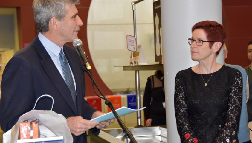 Départ de Sophie Bleuet, directrice de l’Enap. Discours de Jean Dionis du Séjour, maire d'Agen