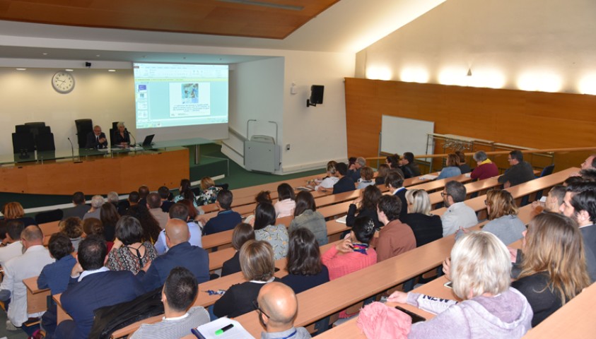 Visite d'isabelle Rome, haute-fonctionnaire à l'égalité femmes-hommes à l'Enap - 06 juin 2019. Rencontre avec les personnels de l'Enap.