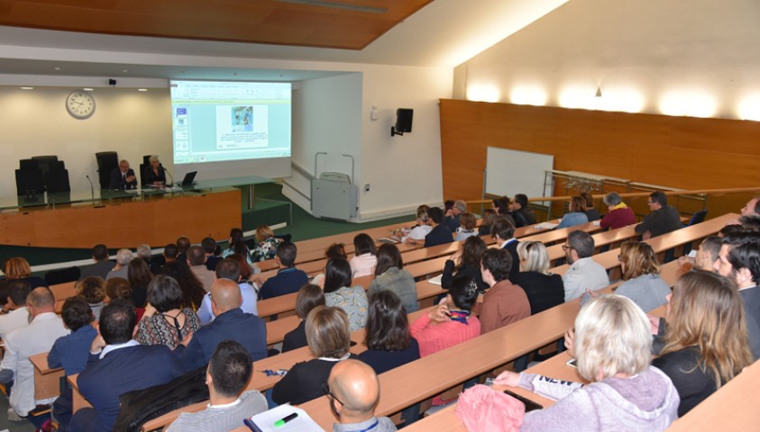 Visite d'isabelle Rome, haute-fonctionnaire à l'égalité femmes-hommes à l'Enap - 06 juin 2019. Rencontre avec les personnels de l'Enap.