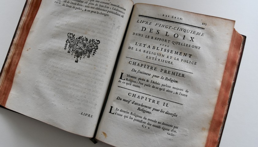 Enap, les Pépites du CRHCP. MONTESQUIEU - De l'Esprit des Loix, 1748