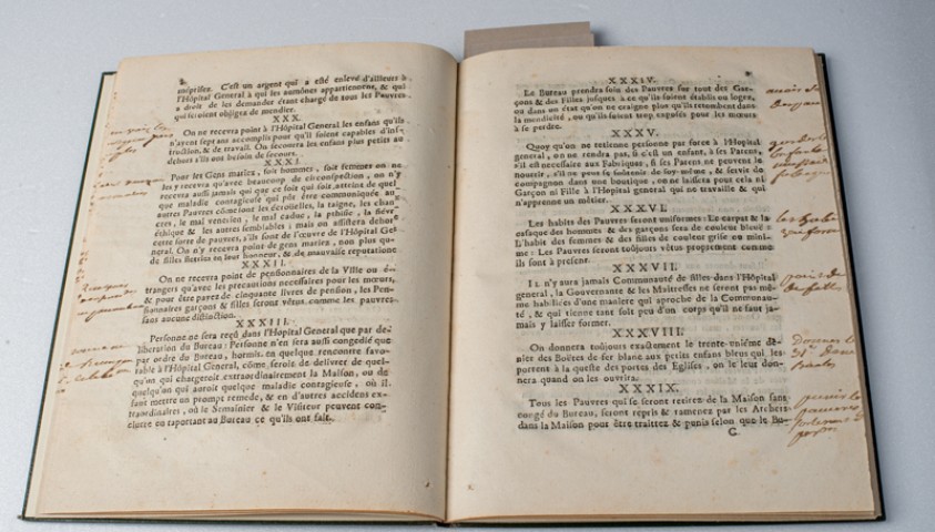 Enap, les Pépites du CRHCP. ANONYME - Règlemens de l’hôpital général de  la ville de Grenoble, [1712]