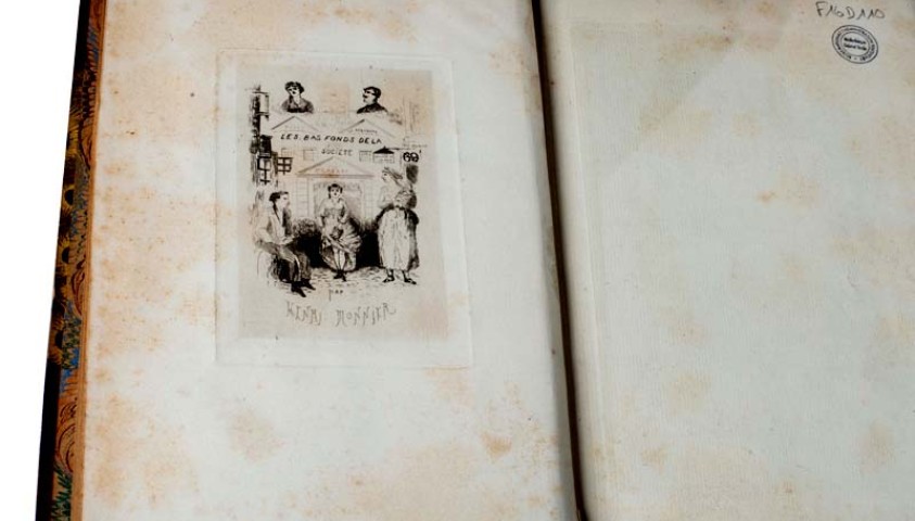 Enap, les Pépites du CRHCP. MONNIER Henri - Les bas-fonds de la société. A Paris, J. Claye, 1862