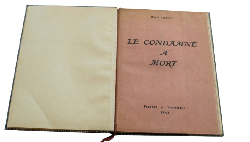 Enap, les Pépites du CRHCP. GENET Jean - Le condamné à mort. Fresnes, sept 1942