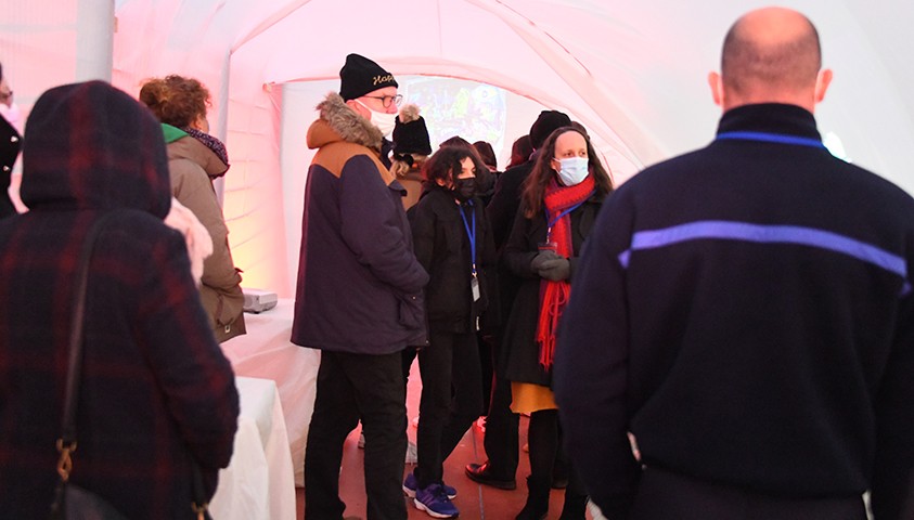 L’installation éphémère « Le cercle des fées »