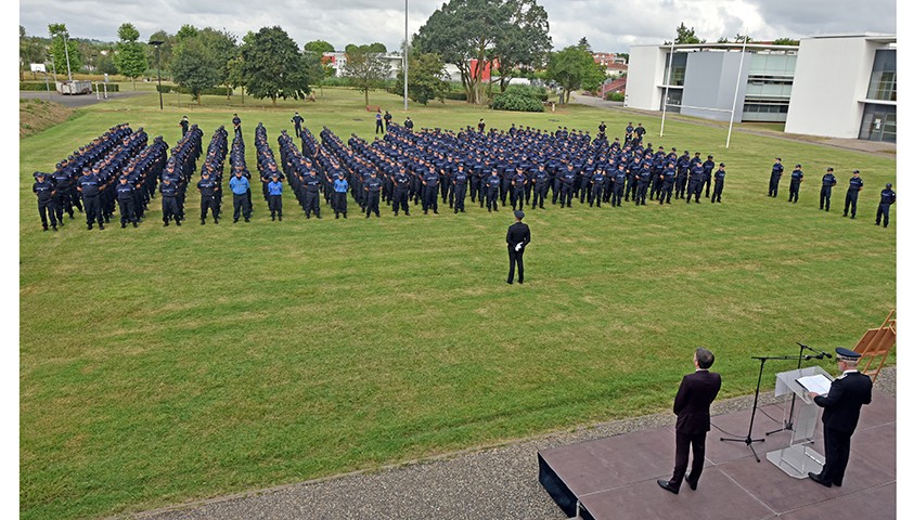 Rassemblement de fin de formation et baptême de la 203e promotion d’élèves surveillants, « Promotion Engagement »