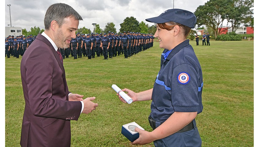 Rassemblement de fin de formation et baptême de la 203e promotion d’élèves surveillants, « Promotion Engagement »