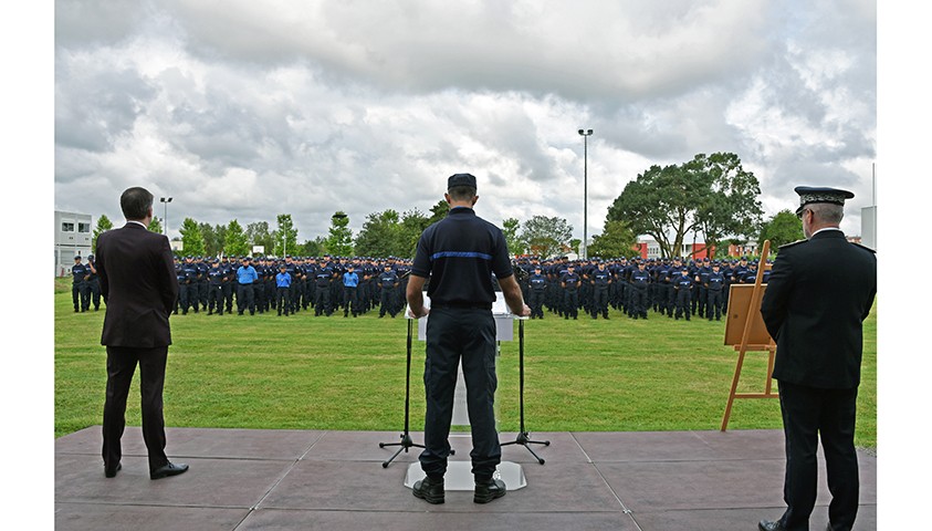 Rassemblement de fin de formation et baptême de la 203e promotion d’élèves surveillants, « Promotion Engagement »