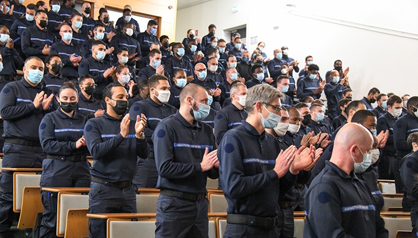 Fin de formation de la 209e promotion d’élèves surveillants – Promotion « Humilité »