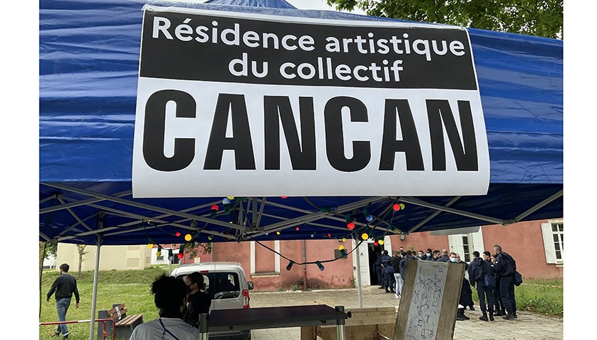 Résidence artistique du Collectif CANCAN à l’Énap