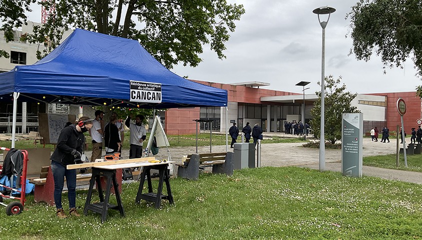 Résidence artistique du Collectif CANCAN à l’Énap