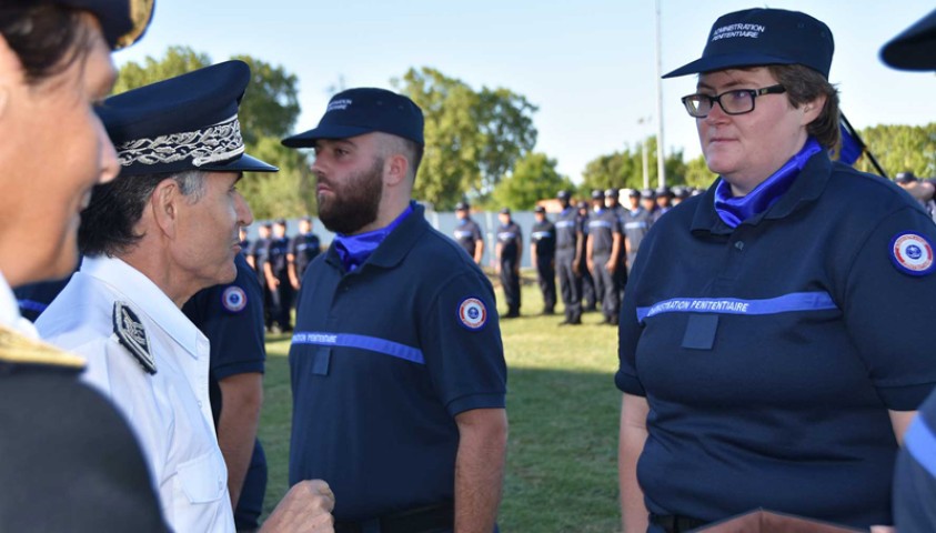 L’Enap fête sa 200ème promotion de surveillants pénitentiaires, promotion « Michel Serres » 