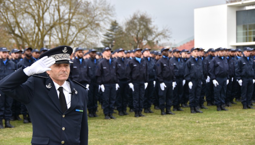 Fin de formation de la 197ème promotion de surveillants, promotion Albert Londres