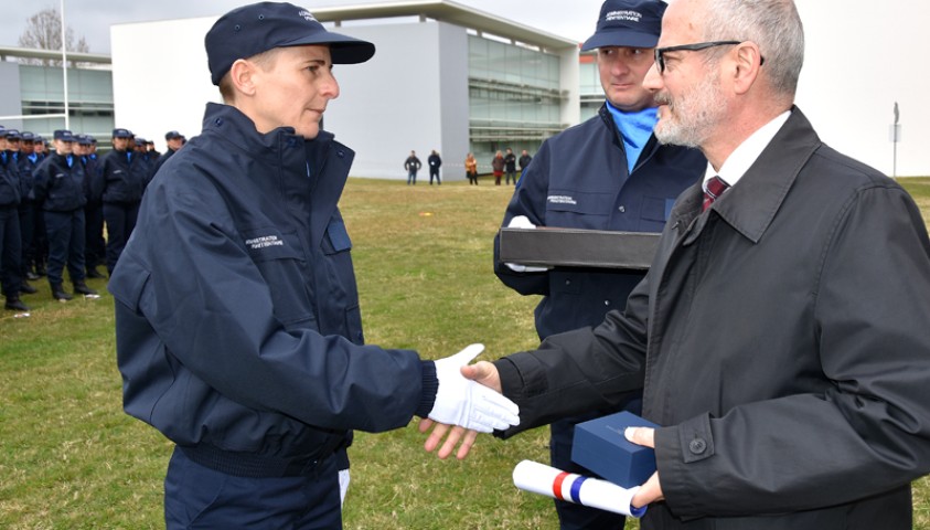 Fin de formation de la 197ème promotion de surveillants, promotion Albert Londres